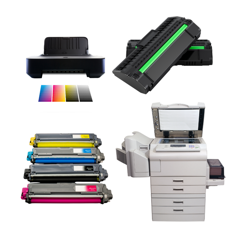 Printers, photocopier and toner cartridges supplied by TINA Technology